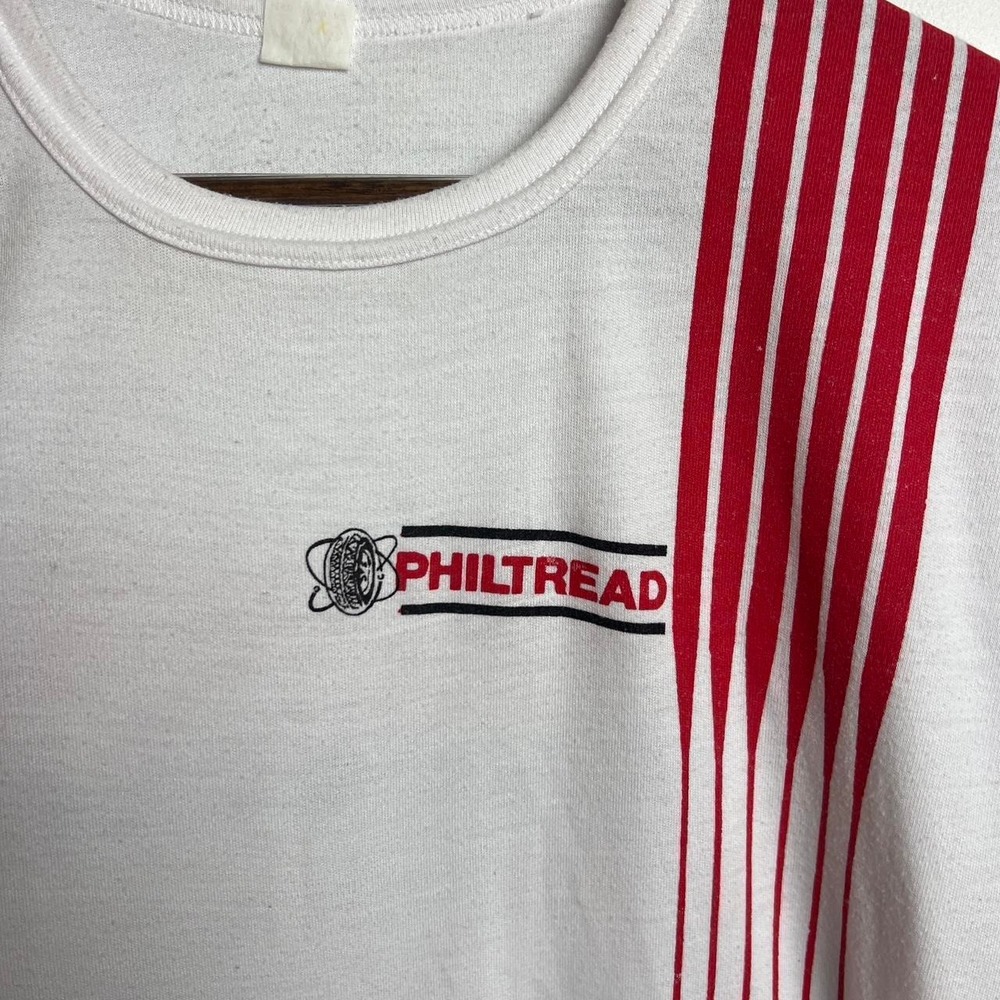 Vintage Firestone Tires 80s White Tee Shirt - Picture 3 of 8